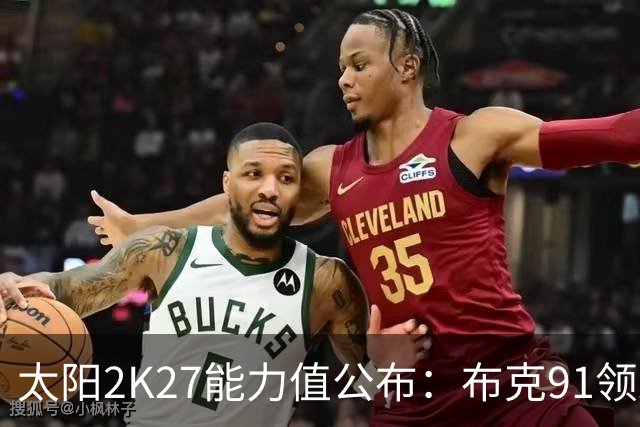 太阳2K27能力值公布：布克91领跑，狄龙82、杰伦·格林81紧随